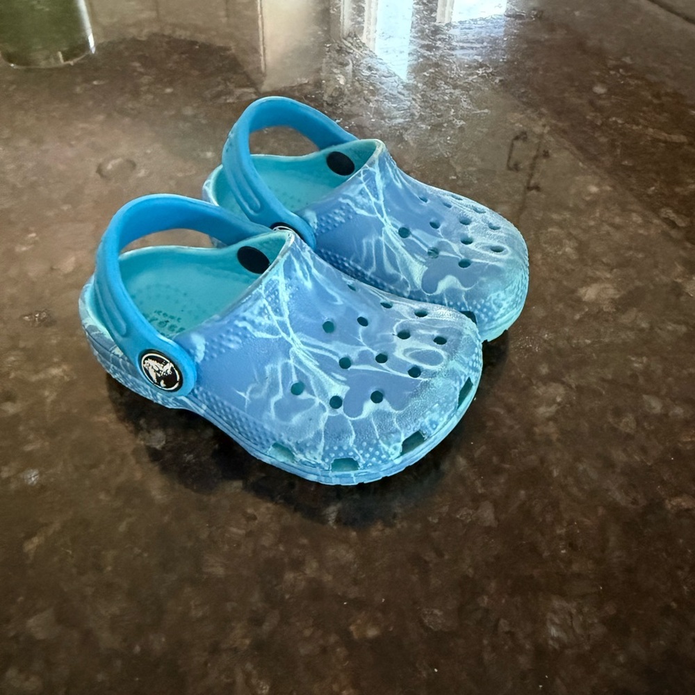 CROCS Kids Aqua Blue Sandals